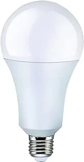 Rafeed led bulb 15w 3000k warm light, 50/60 hz, e27 bulb, light bulb, 1500 lumens, led bulb, non-dimmable, lifespan 20,000 hours, housing plastic, save power 80%, rafeed bulb, warm yellow, an30021
