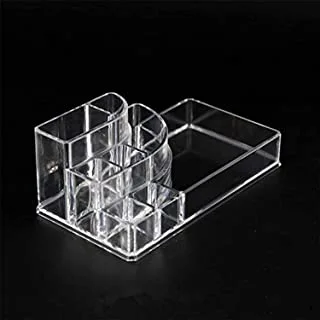 Clear Acrylic Cosmetic Organizer Makeup Holder Display Jewelry Storage Case For Lipstick Liner Brush Holder
