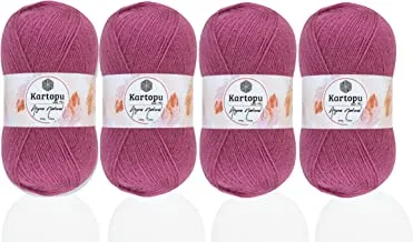 Kartopu K742 Angora Natural Knitting Yarn 100 g, 550 Meter Length