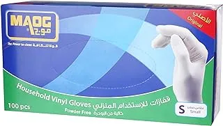 Maog Household Disposable Gloves,Powder Free,Size S, 100 Pcs
