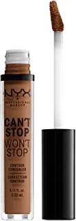 NYX Professional Makeup Can't Stop Won't Stop Contour Concealer, Cappuccino 17