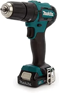 Makita Hp333Dwax1 12V Max Li-Ion Cxt Combi Drill Complete With 2 X 2.0 Ah Li-Ion Batteries, Charger And 74 Piece Accessory Set Supplied In A Carry Case