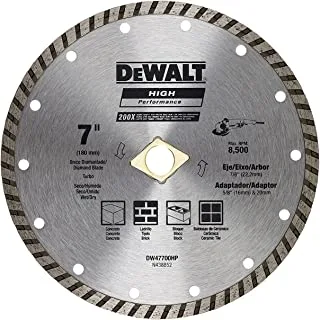 DeWalt Diamond Blade Turbo Wheel, 7-Inch Diameter
