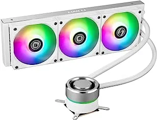 Lian Li Galahad Aio360 RGB White - ثلاثي 120 ملم ADDRessable RGB Fans Aio Cpu Liquid Cooler - Ga360A