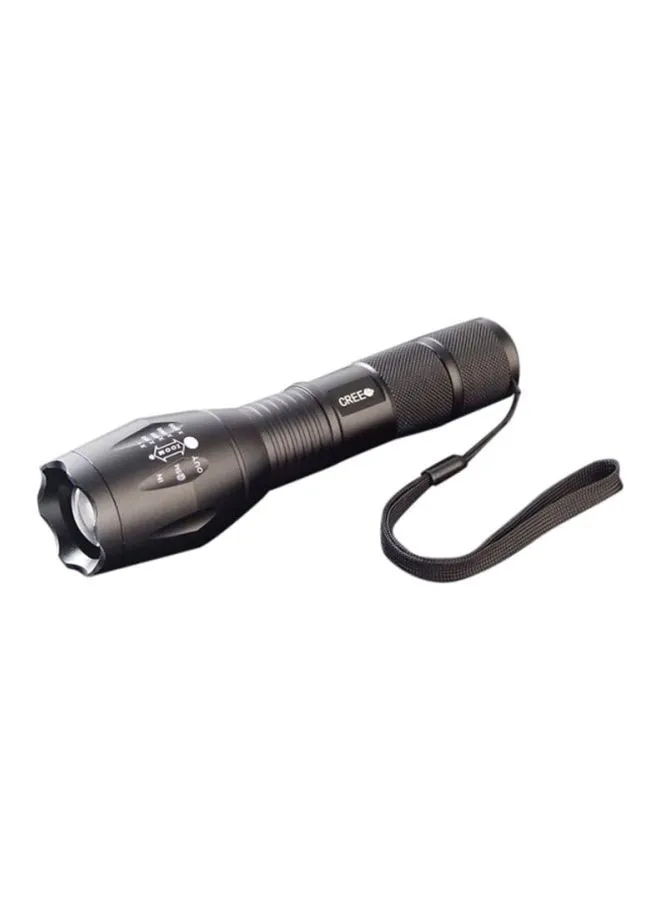 Voberry Flashlight Torch Zoom Lamp Black 50x40x150millimeter