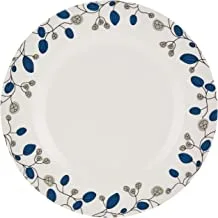Servewell Melamine Blue Decor Small Dinner Plate 25Cm