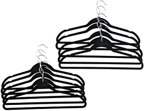 10-Piece Hektor Hanger Set Black/Silver 24x45centimeter