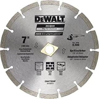 DeWalt Diamond Blade Segmented Wheel, 7-Inch Diameter