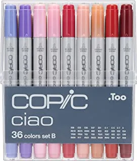 COPIC ciao Set of 36pc Set B colors