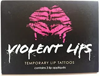 Violent Lips Temporary Lip Tattoos - Pink Tiger