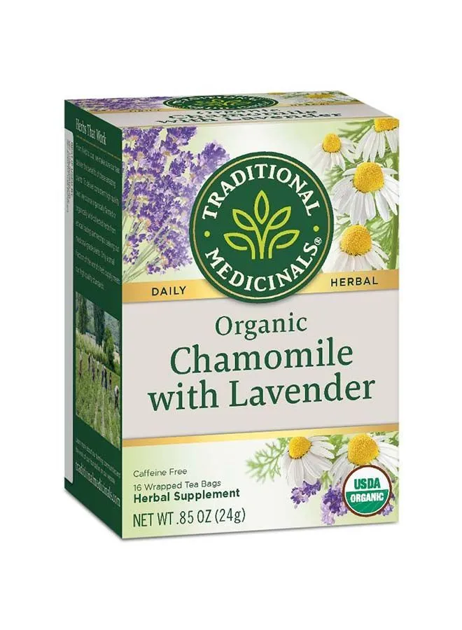 Traditional Medicinals Traditional Medicinals Chamomile With Lavender 16 Teabags