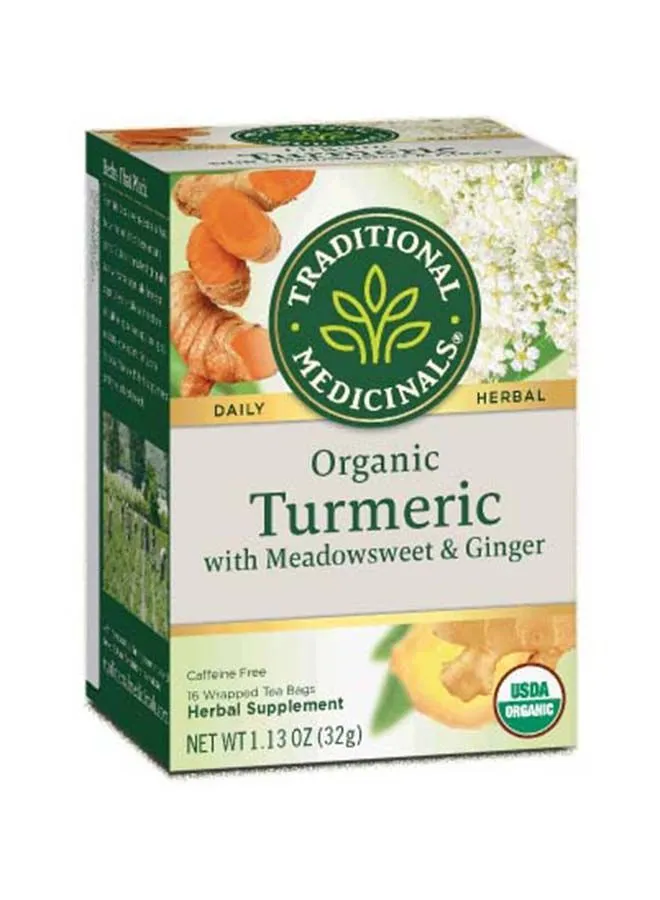 Traditional Medicinals Traditional Medicinals Turmeric With Meadowsweet And Ginger 16 Teabags
