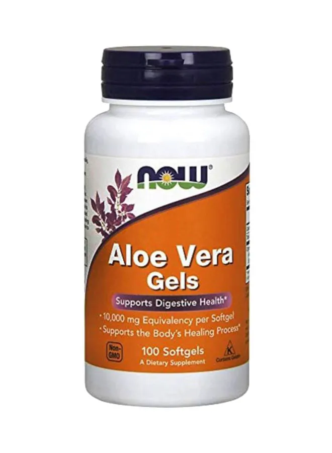 Now Foods Aloe Vera Gel Dietary Supplement - 100 Softgels