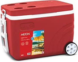 Milton Super Chill Ice Storage Pail, 70 Liter Capacity, Red
