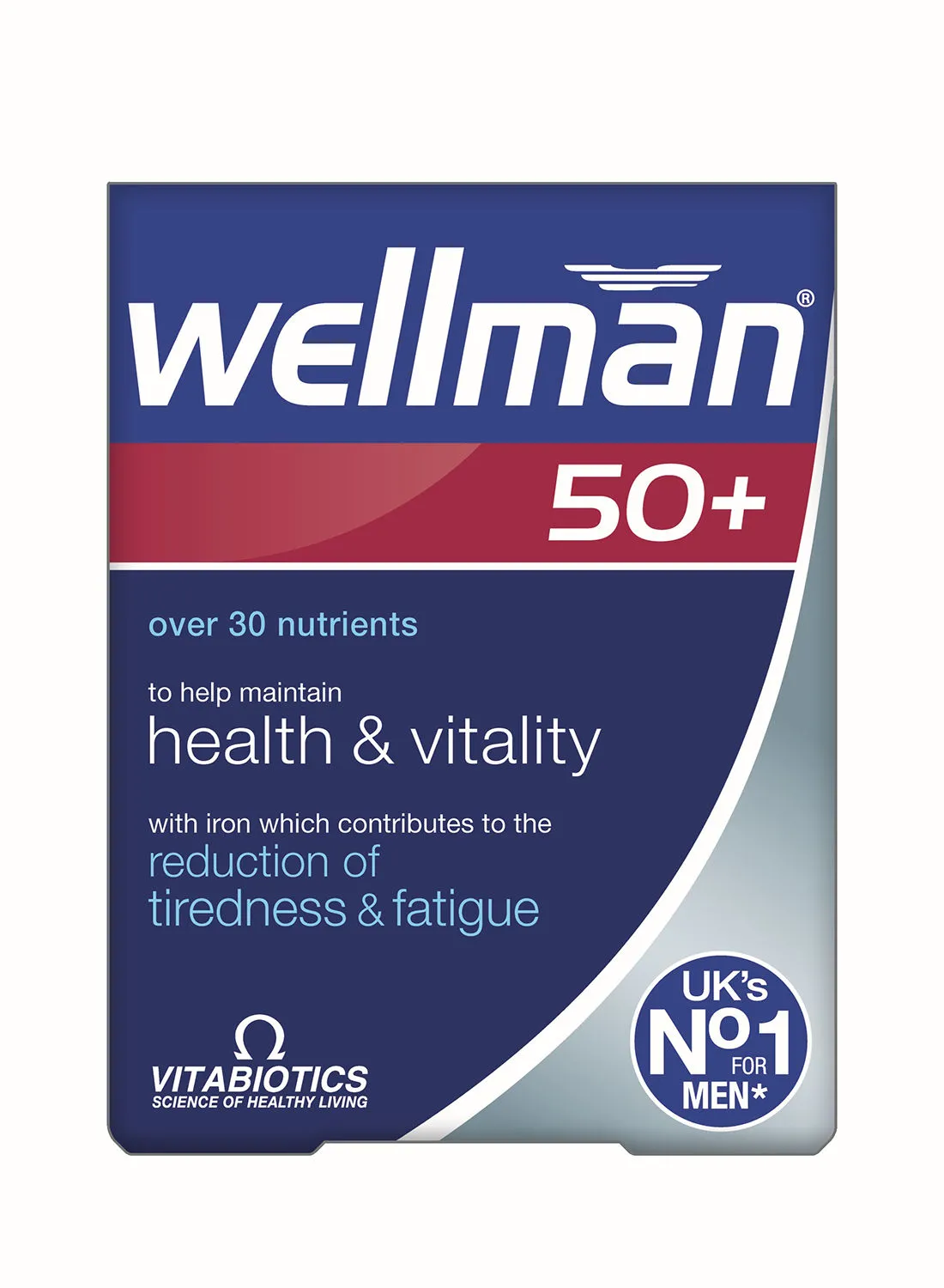 Vitabiotics Wellman 50+ 30 Tablets