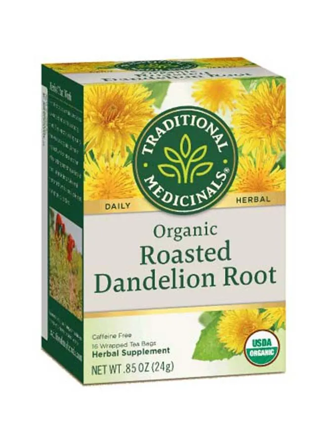 Traditional Medicinals Traditional Medicinals Roasted Dandelion Root 16 Teabags