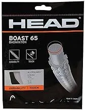 HEAD Boast 65 Nylon Badminton Racquet String, 10m (Black)