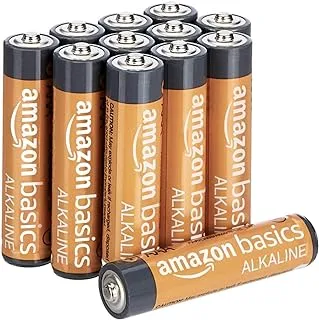 Amazon Basics AAA Performance Alkaline Batteries, 12-Pack - Packaging May Vary