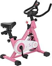 COOLBABY Children's Spinning Bike,Home Indoor Exercise Equipment,Fitness Indoor Cycling Exercise Bike,For Child,Mute,Pink