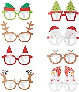 نظارات الزنجبيل راي عيد الميلاد الجدة المرح