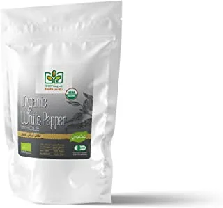Green Roots Organic White Pepper Whole, 100g