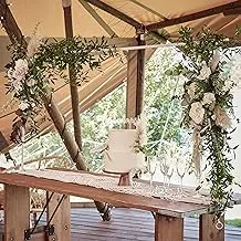 Ginger Ray 'A Touch of Pampas' White Table Clamp-1.5m