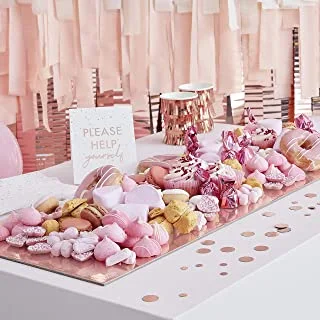 Ginger Ray Rose Gold Birthday Party Food Grazing Table Kit 80 x 30cm