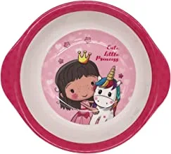 Servewell Melamine Kids Bowl With Handle Queen Design | 15 cm