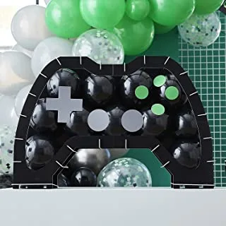 Ginger Ray Video Game Controller Shape Mosaic Kids Party Gamer Decoration Balloons Kit