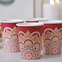 Ginger Ray Happy Diwali Paper Party Cups 8 Pack, DW-109, Multi-Coloured
