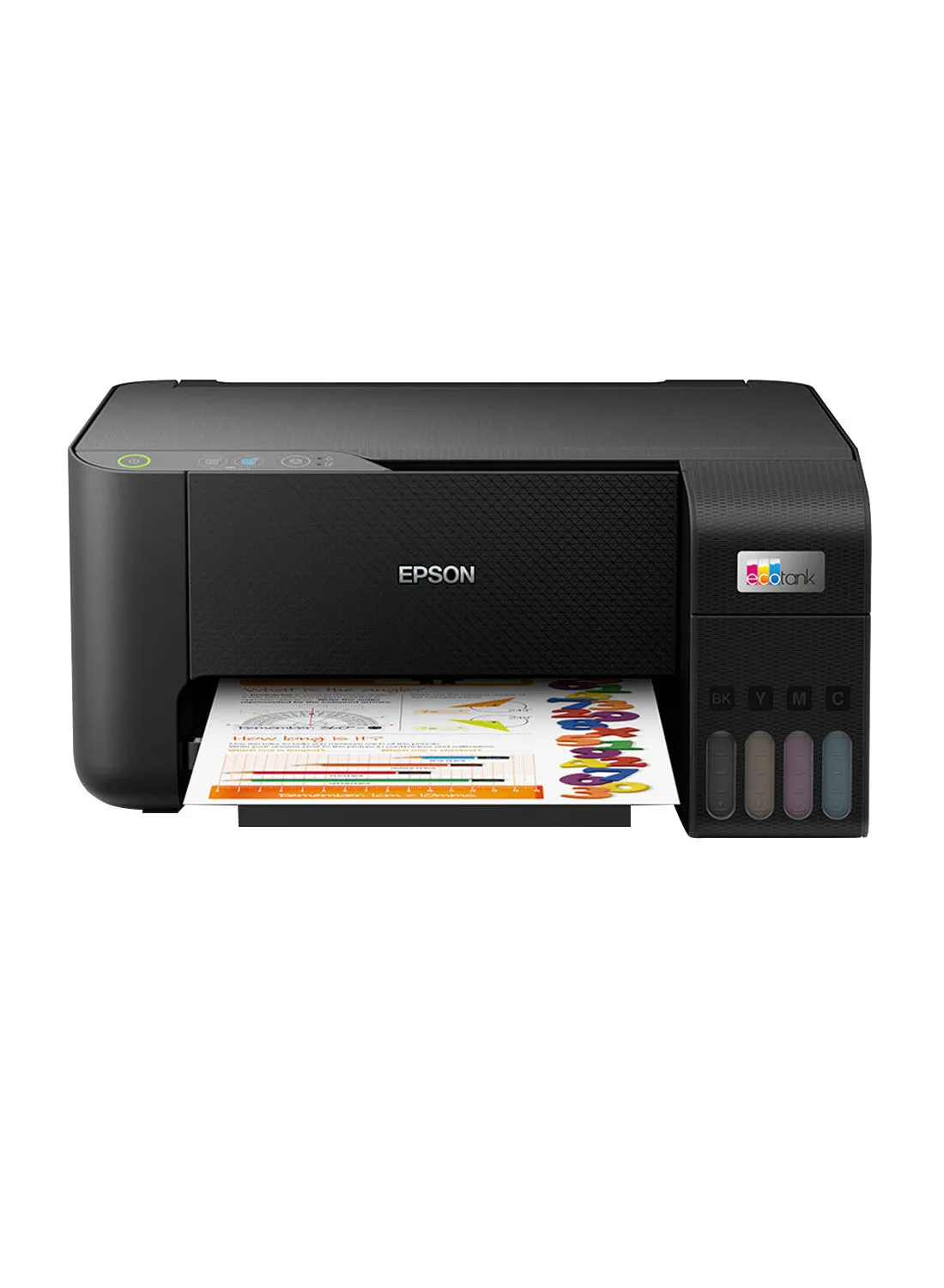 EPSON Ecotank L3210 Home Ink Tank Printer A4, Colour, 3-In-1 With And Smartpanel App Connectivity Black
