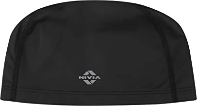Nivia Uniswim Swimming Cap (Black)