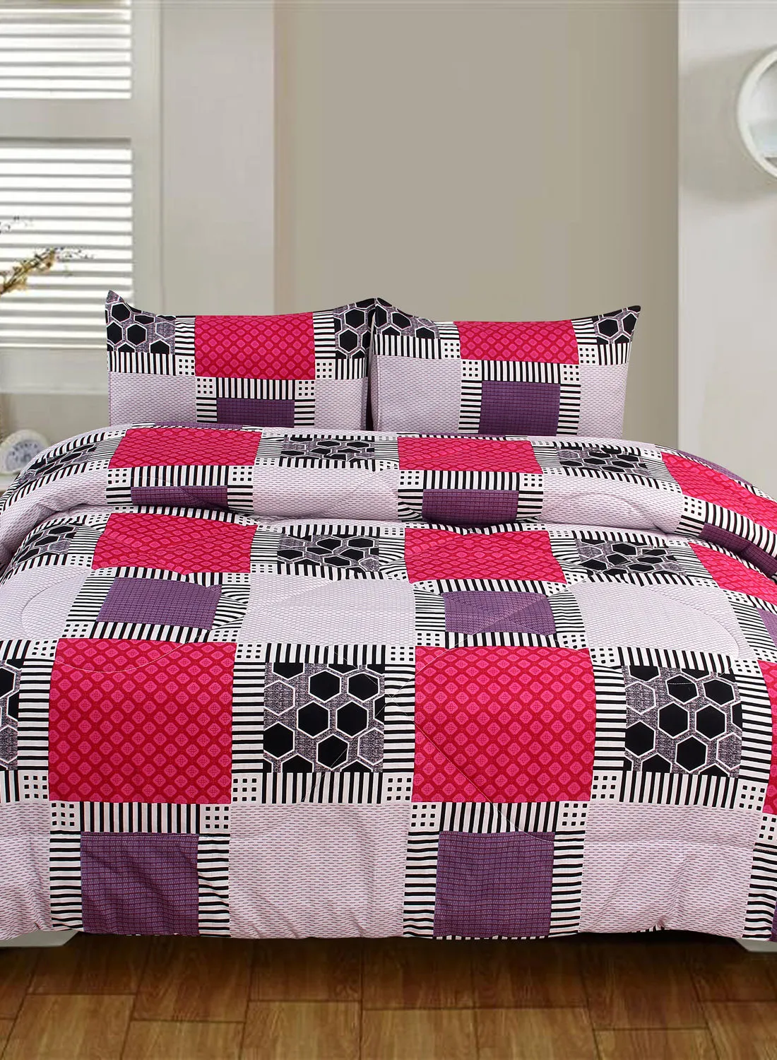 Hometown Comforter Set - Hometown Bed Linen With Pillow Cover 50X70Cm, Comforter 160X220Cm - For Queen Size Mattress