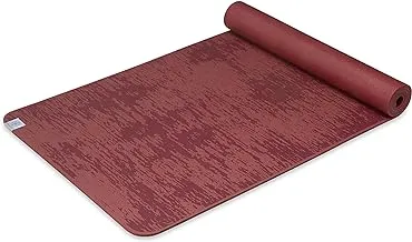 Gaiam Yoga Mat - 6mm Insta-Grip Extra Thick & Dense Textured Non Slip Exercise Mat for All Types of Yoga & Floor Workouts, 68