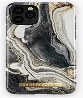 Ideal of Sweden Mobile Phone Case for iPhone 11 Pro/XS/X, Golden Ash Marble