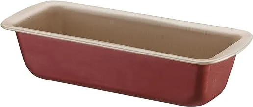 Tramontina Brasil 26cm 1.4L Red Aluminum Bread Mold with Starflon Max PFOA Free Nonstick Coating