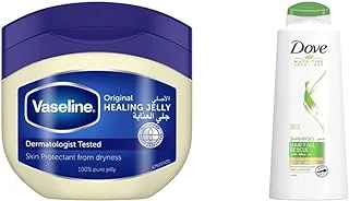 Vaseline Petroleum Jelly Original, 450ml & Dove Shampoo Hair Fall, 600Ml