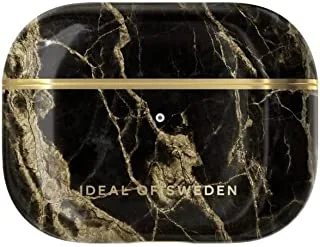 Ideal of Sweden Pro Fashion AirPods Case, Golden Smoke Marble