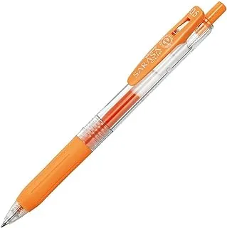 قلم جل زيبرا ساراسا 0.5 ملم برتقالي