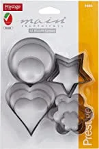 Prestige Biscuit Cutters, Set of 12-Piece PR5685, Silver, Stainless Steel