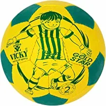 Vicky Gold Star, Size-3 Football,Yellow-Green