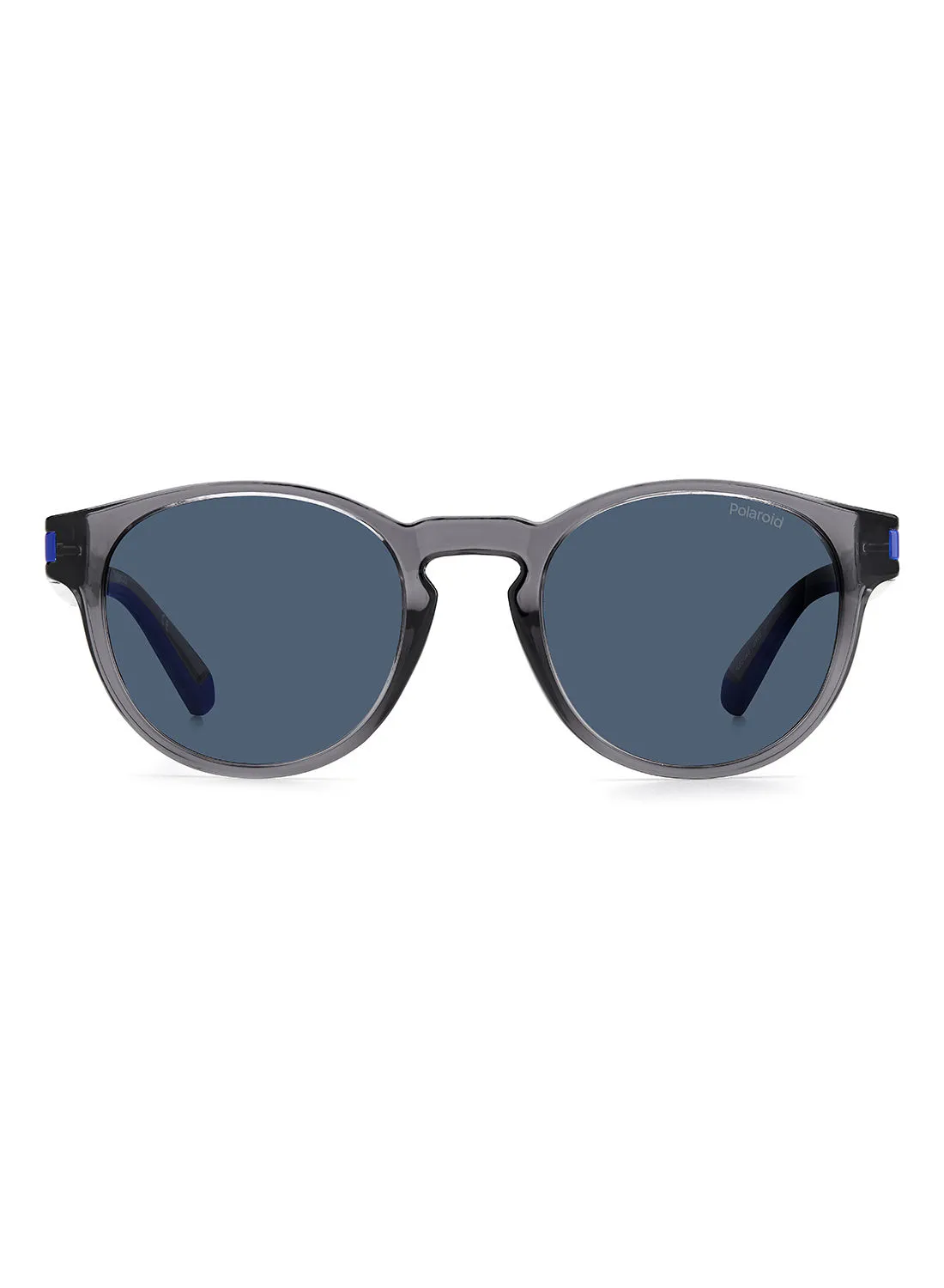 بولارويد نظارة شمسية دائرية / بيضاوية PLD 2124 / S GREY BLUE 50