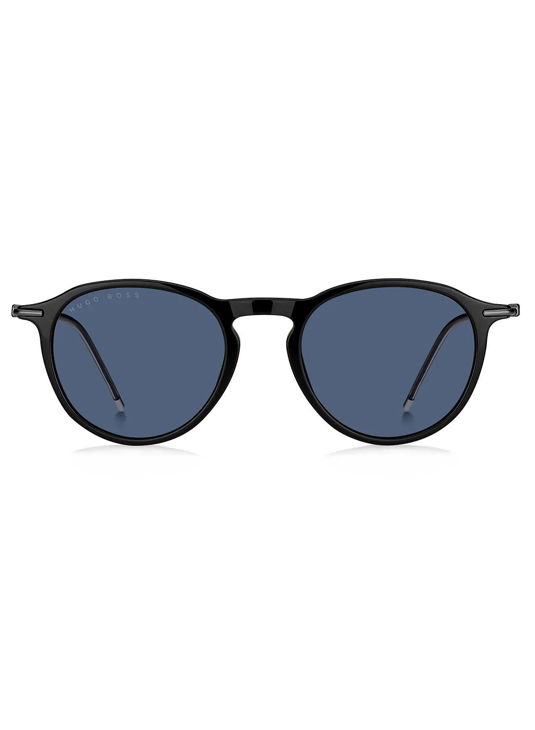 هوغو بوس نظارة شمسية دائرية / بيضاوية بوس 1309 / S أسود 50