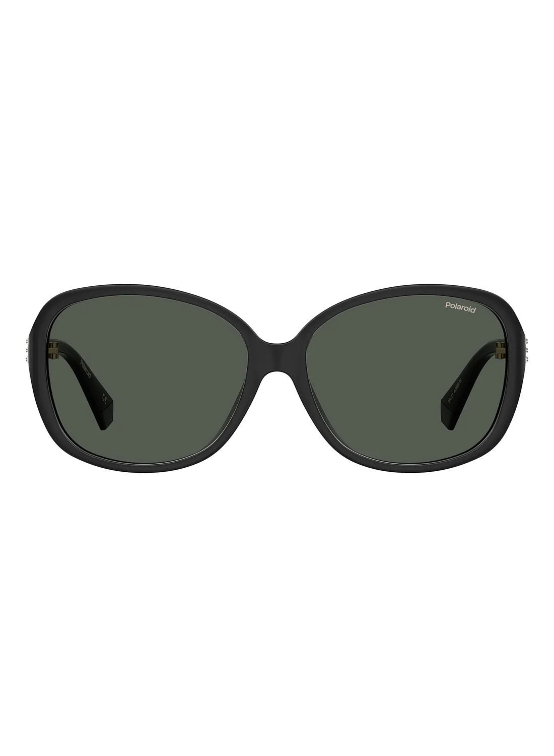بولارويد نظارة شمسية دائرية / بيضاوية PLD 4098 / S أسود 58