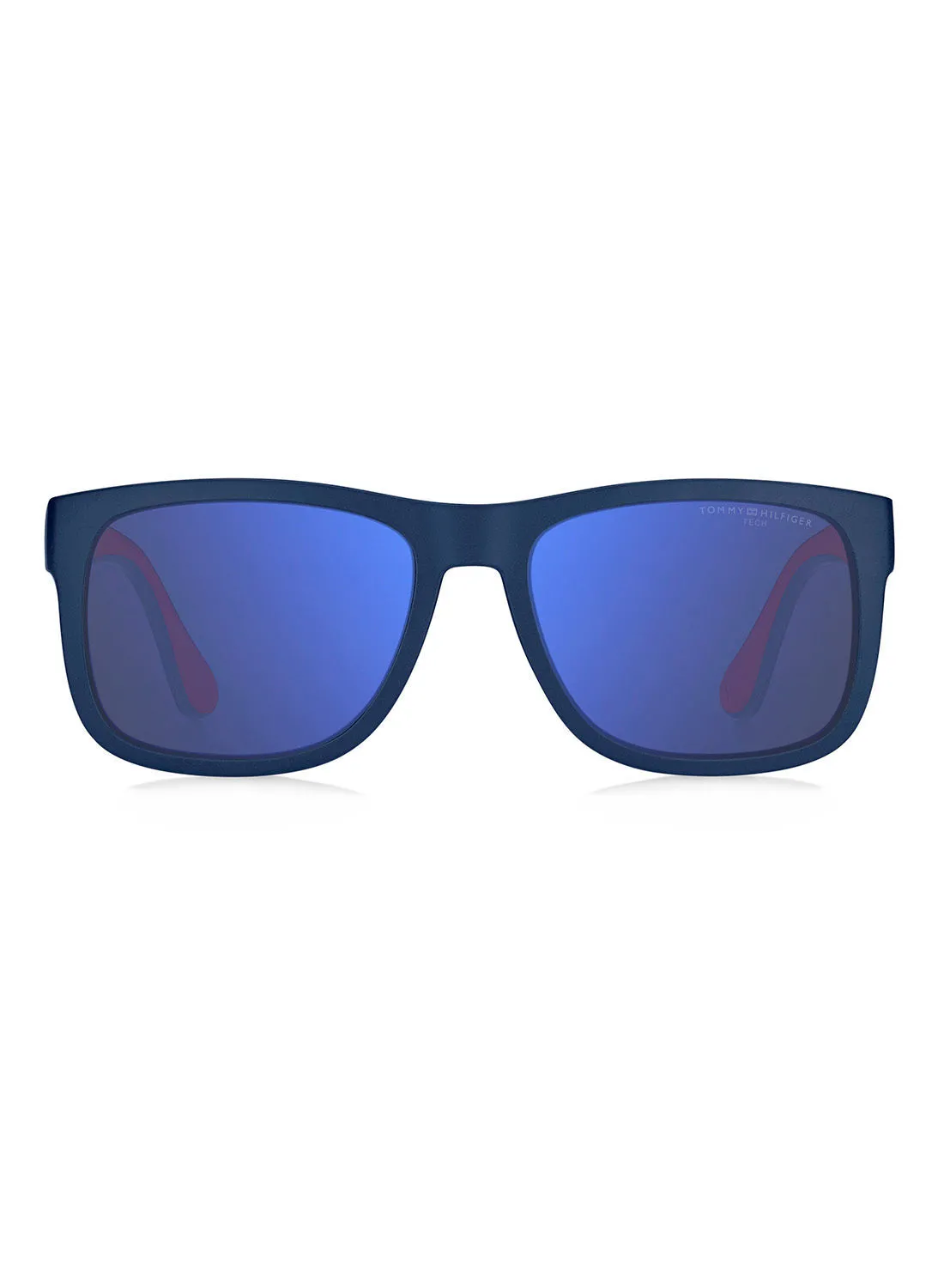 TOMMY HILFIGER Rectangular / Square  Sunglasses TH 1556/S MTT BLUE 56