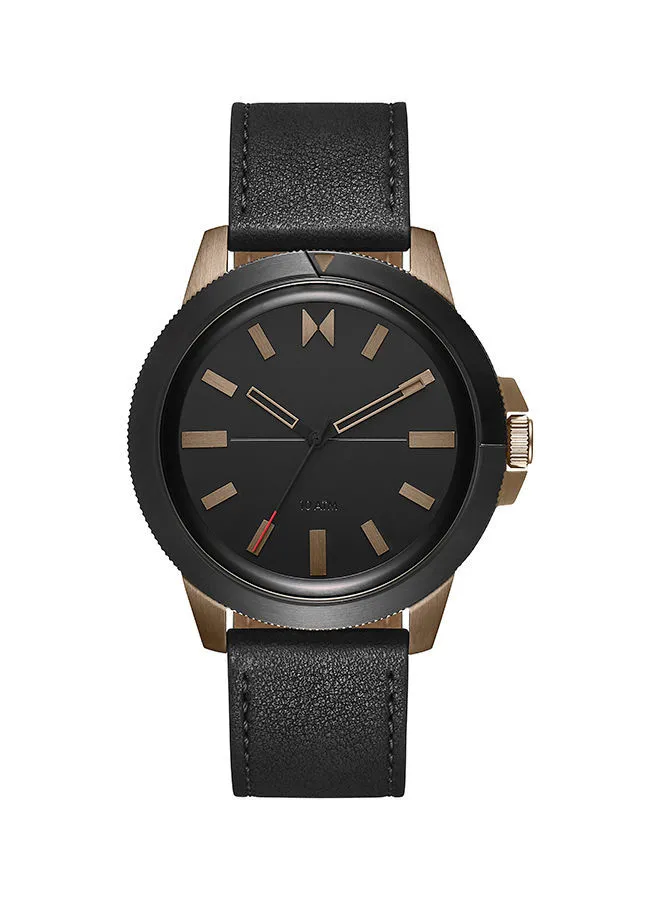 MVMT Leather Analog Wrist Watch 28000077-D