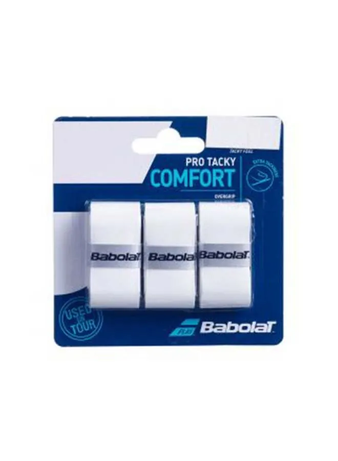 BabolaT Grips Pro Tacky X 3 653039-101 اللون أبيض