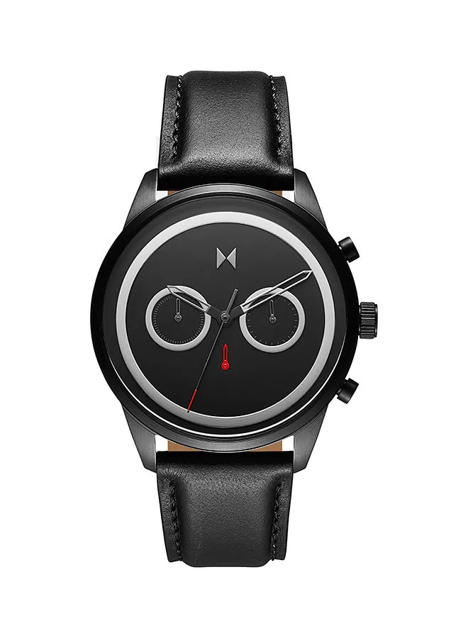 MVMT Leather Chronograph Wrist Watch 28000125-D