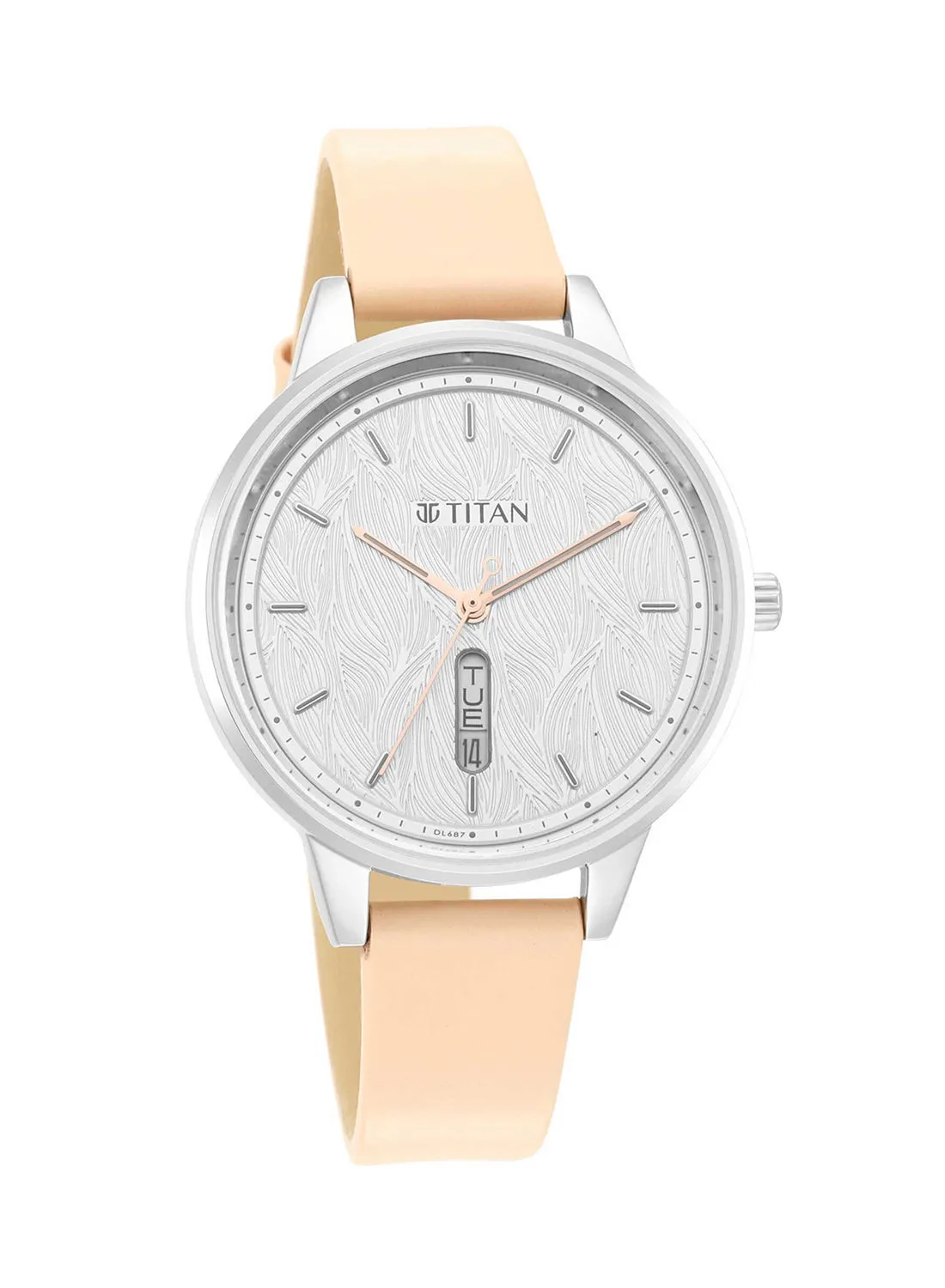 TITAN Leather Analog Wrist Watch 2648SL03