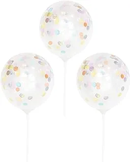 Mini Cake Topper Confetti Balloons Kit
